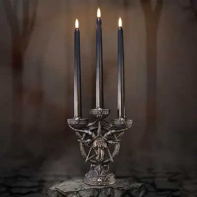 Baphomet Radiance Led Candelabra - Figurine